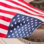 1negative-space-american-flag-interior-building